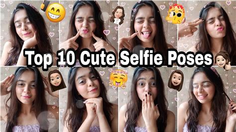 Top 10 Cute Selfie Poses Selfie Poses For Girls Santoshi Megharaj