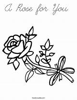 Coloring Rose Cursive Built California Usa sketch template
