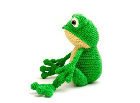 crochet pattern frog amigurumi instant   amigurumi