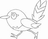 Pokemon Fletchling Coloring Pages Pokémon Drawings sketch template
