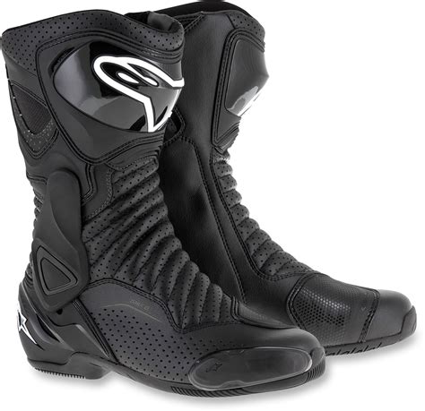 alpinestars mens smx  textile mid calf motorcycle riding street racing boots jts cycles