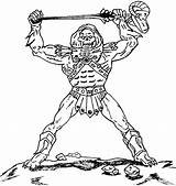 Skeletor Kolorowanki Tyrannical Warlord Masters Darmowe Kolorowania Obrazki Pokoloruj Ugu sketch template