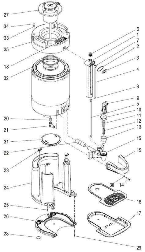 bunn coffee maker parts diagram buy bunn  matic parts coil evaporator   bunn began