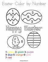 Coloring Easter Color Number Worksheet Noodle Print Favorites Login Add Twistynoodle Ll Tracing sketch template