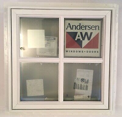 andersen  series awning window dual pane   argon vinyl clad wood frame ebay