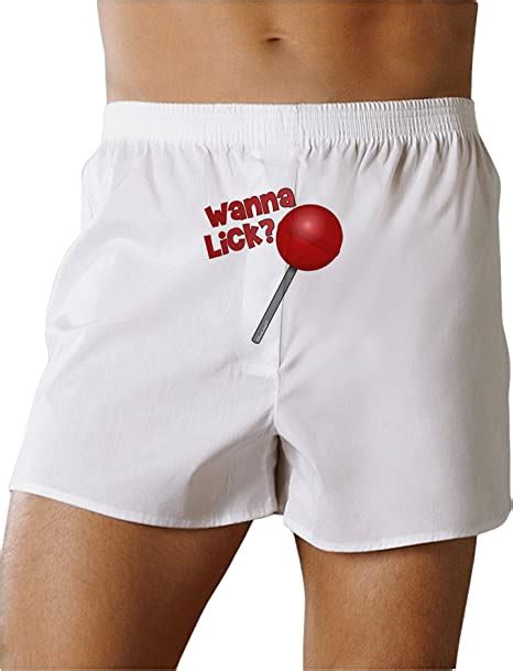 Tooloud Wanna Lick Lollipop Front Print Boxers Shorts At Amazon Men’s