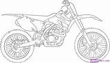 Coloring Dirt Bike Pages Motocross Bikes Draw Moto Coloriage Cross Drawing Step Color Printable Easy Colouring Print Sheets Dragoart Dessin sketch template