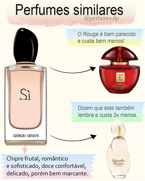 perfumes similares  armani  rouge eudora perfumes dp