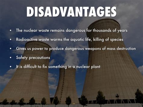 disadvantages  nuclear power  paulsmicus