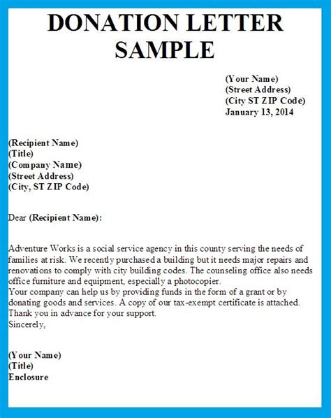 printable donation letters wowcom image results donation