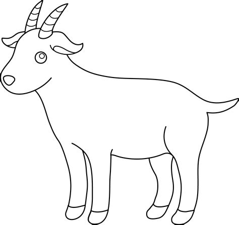 cute billy goat clipart clipground