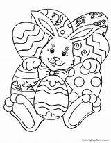 Easter Coloring Egg Pages Printable Print Patterns Rabbit Bunny Kids Spring Activities Coloringpagecentral sketch template