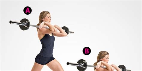 barbell front split squat