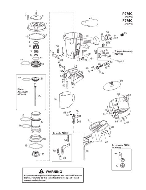 buy paslode    replacement tool parts paslode    diagram