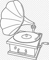 Phonograph Gramophone Phonographe Pngwing Disque Sweetclipart Malbuch Kunstwerk Bereich Schallplatten Grammophon Lineart Mp3 Monochrome Library Hiclipart sketch template