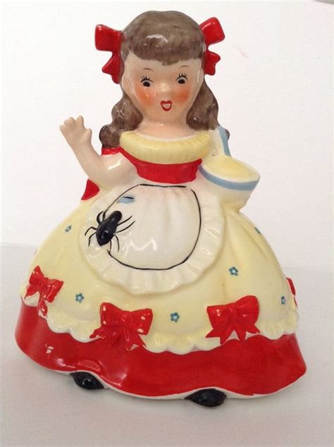 Rare 1956 Little Miss Muffet Bank By Napco Vintage