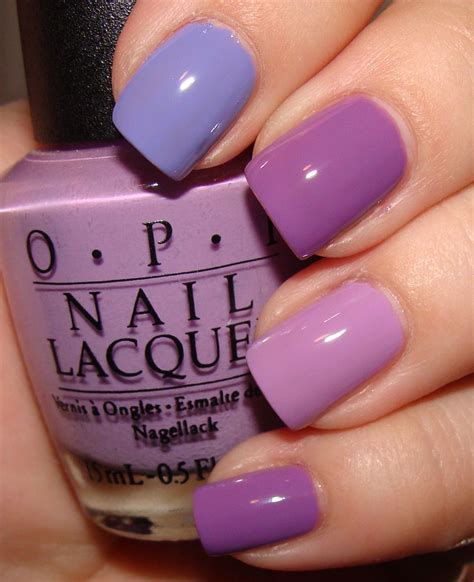 pin  clarissa garrett  polish  purple nails purple ombre nails purple glitter nails