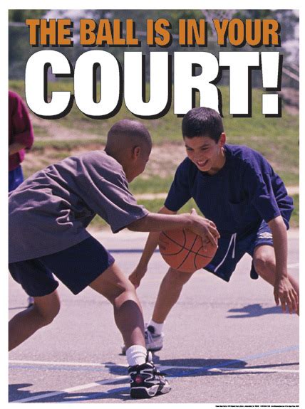 The Ball I In Your Court Poster Clinical Charts And Supplies