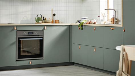 bodarp grey green kitchen ikea