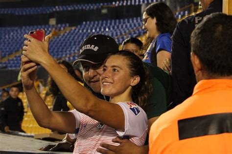 shocking moment football fan grabs breast of female star