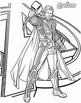 Coloring Thor Avengers Boyama Everfreecoloring Colorear Cizim Kitaplari Yenilmezler sketch template