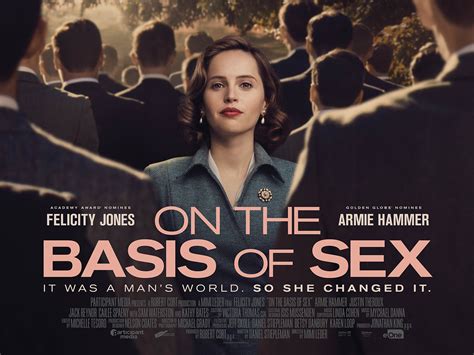 on the basis of sex movie poster teaser trailer