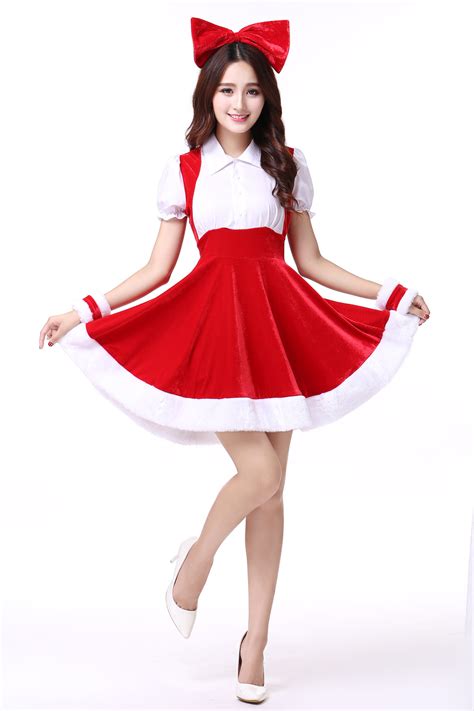 Christmas Costume Party Sweetheart Miss Sexy Adult Women Halloween