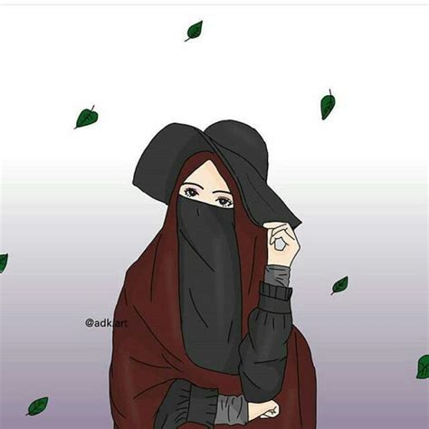 75 Gambar Kartun Muslimah Cantik Dan Imut Bercadar