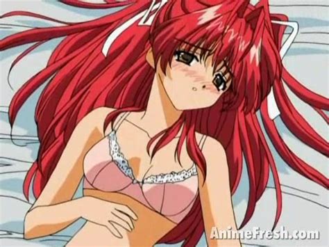 fiery red haired anime girl porn video at xxx dessert tube