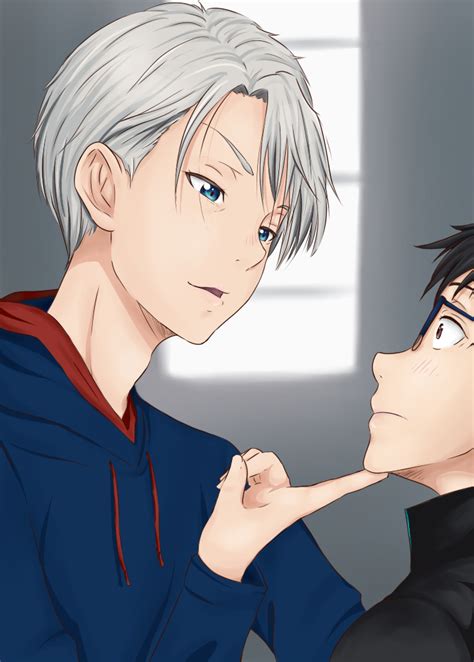 viktor nikiforov and katsuki yuuri yuri on ice ユーリ on ice