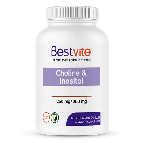 choline inositol mg  vegetarian capsules  stearates