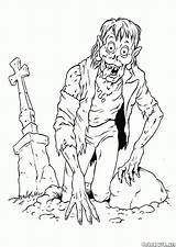 Colorare Frankenstein Disegni Zombie sketch template