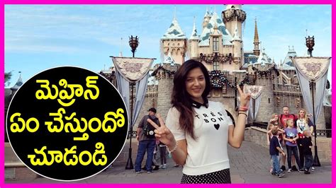 Mehreen Pirzada Holidaying In America Tollywood Actress Latest Photos