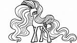 Coloring Pages Rarity Mlp Getcolorings Color sketch template