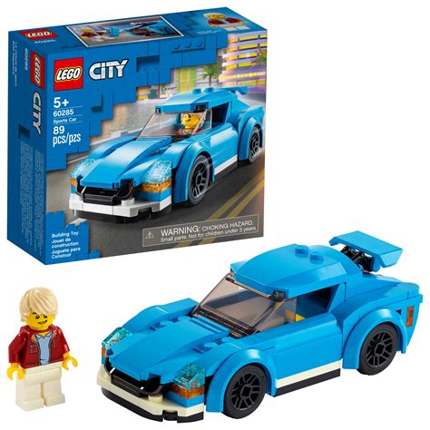 lego city sports car  building playset  kids  pieces