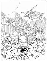 Lego Coloring Robin Pages Getcolorings Batman sketch template