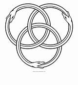 Ouroboros Transparent Knot Library Clipart Itself Snake Eating Drawing sketch template
