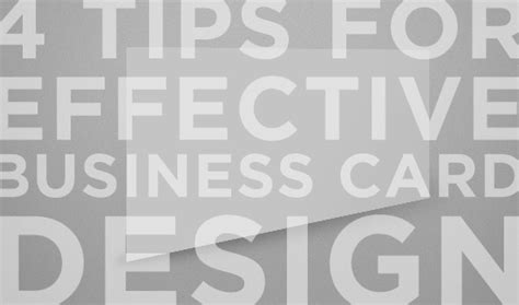 tips  effective business card design paper leaf
