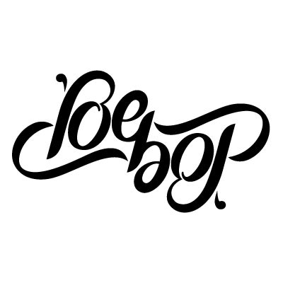 bebop filmes  behance company logo typography tech company logos
