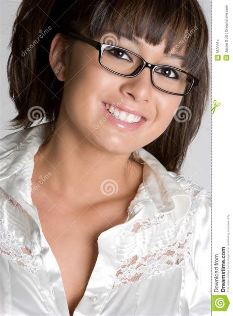 eyeglasses asian girl stock images image 8500864