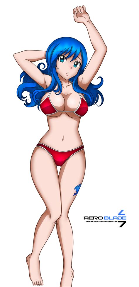 Commission Color Swimsuit Juvia Fairy Tail By Aeroblade7 On Deviantart
