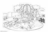 Closet Coloring Pages Chloe Characters Kids Printable Color sketch template