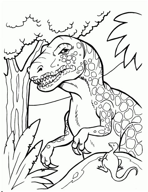 dinosaur printable coloring pages coloring home