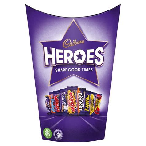 cadbury heroes chocolate carton 185g co op