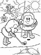 Coloring Rainbow Golf Brite Oj Twink Play sketch template