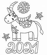 Ox Pages Year Ausmalbilder sketch template