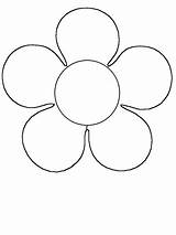 Flower Simple Coloring Pages Clipart Flowers Easy Clip Color Kids Printable Within Clipartbest Shapes Cliparts Getcoloringpages Rose Clipground Print Designs sketch template