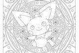 Pokemon Pages Coloring Pichu Mandala Windingpathsart Colouring Printable Sheets Advanced Kids Choose Board sketch template