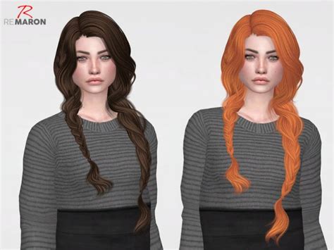 The Sims Resource Wings On1017 Hair Retextured By Remaron ~ Sims 4