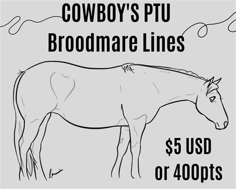 cowboys ptu broodmare lines  cowboygfrs  deviantart